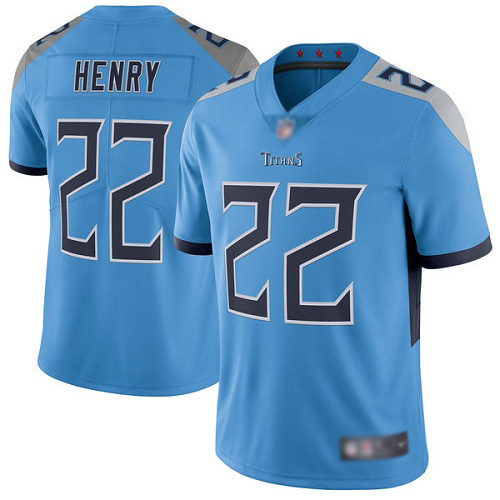 Tennessee Titans Limited Light Blue Men Derrick Henry Alternate Jersey NFL Football 22 Vapor Untouchable